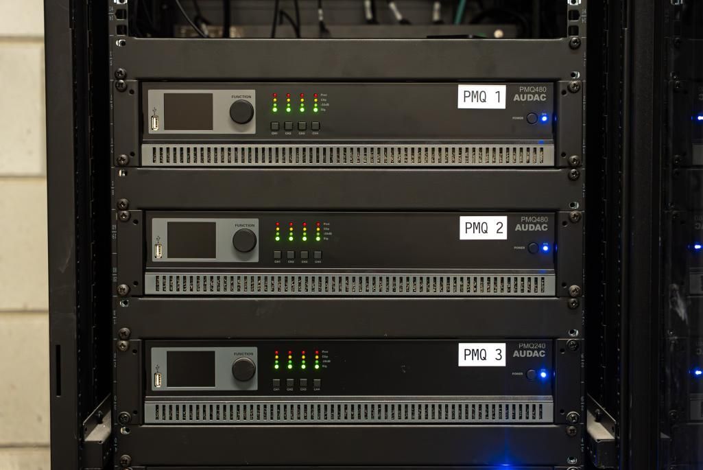 Audac-geluidsinstallatie voor SparkX door Apollo